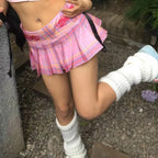Harajuku Plaid Pleated Skirt - Bottoms - Skirts - 16