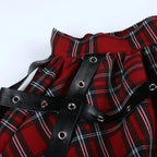 Harajuku Plaid Pleated Skirt - Y2K Mini Cake Skirt - Bottoms - 18