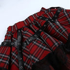 Harajuku Plaid Pleated Skirt - Y2K Mini Cake Skirt - Bottoms - 20