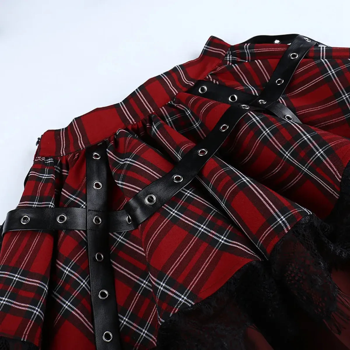 Harajuku Plaid Pleated Skirt - Y2K Mini Cake Skirt - Bottoms - 20