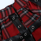 Harajuku Plaid Pleated Skirt - Y2K Mini Cake Skirt - Bottoms - 21