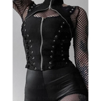 Harajuku Punk Grunge Halter Corset - Tops & Tees - 2