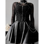 Harajuku Punk Grunge Halter Corset - Tops & Tees - 4