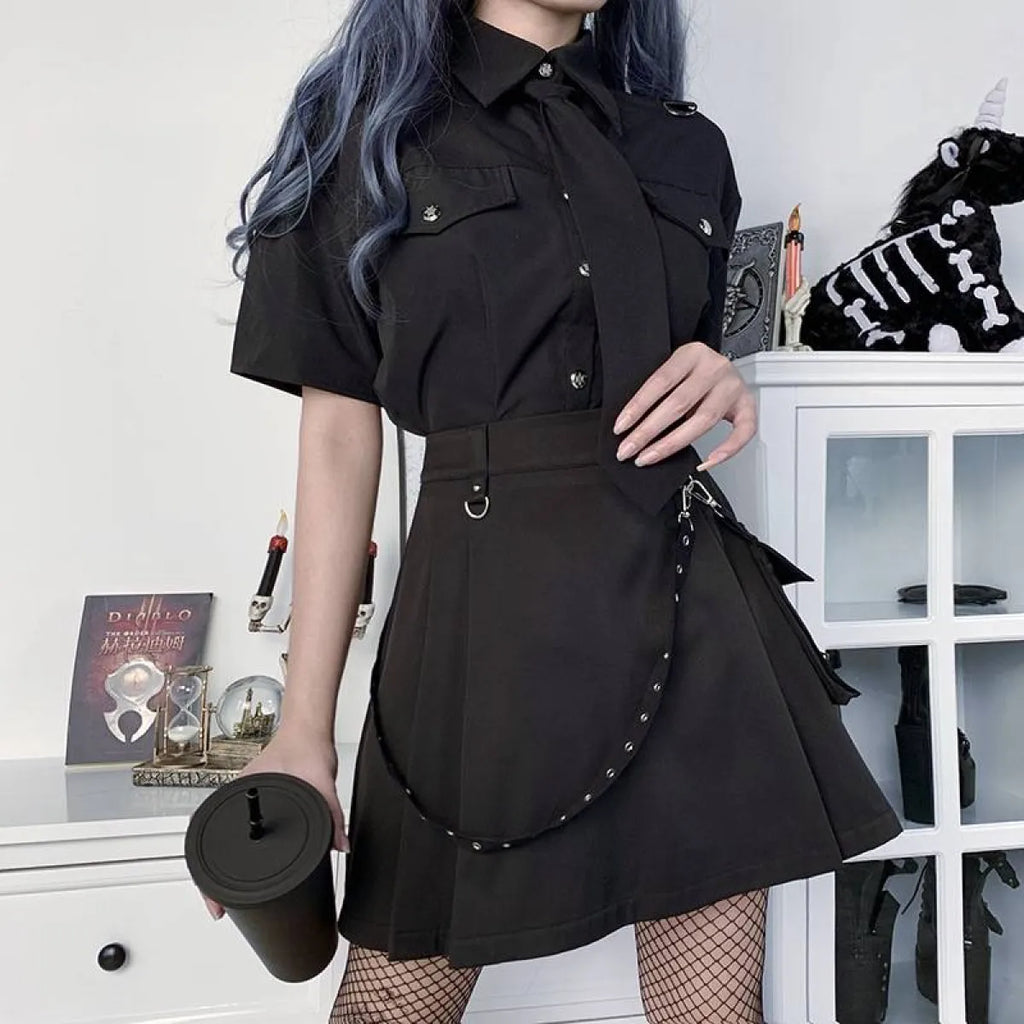 Harajuku Punk Skirts - Multiple Options - Bottoms - 13