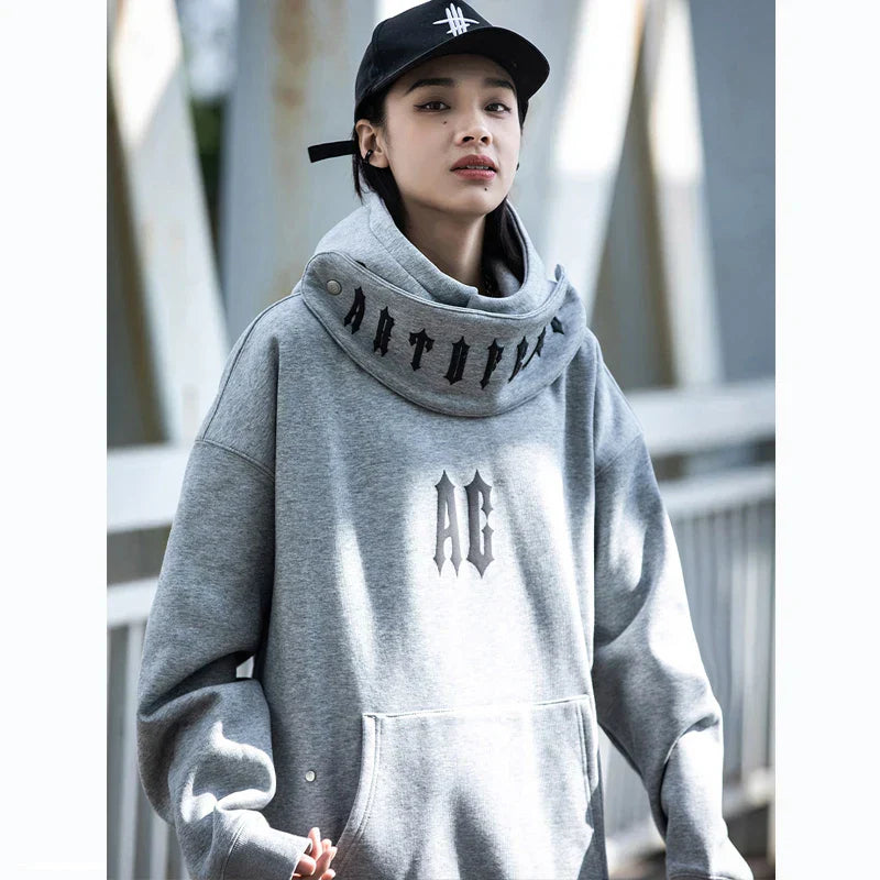 Harajuku Removable Collar Techwear Hoodie - Hoodies & Sweatshirts - Shirts & Tops - 3 - 2024