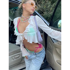 Harajuku Ruffle Chiffon Blouse - Women’s Clothing & Accessories - Shirts & Blouses - 4