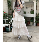 Harajuku Ruffle Lace Skirt - Bottoms - Skirts - 10