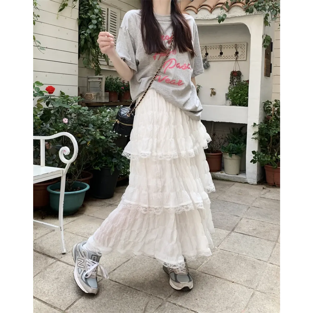 Harajuku Ruffle Lace Skirt - Bottoms - Skirts - 12