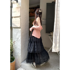 Harajuku Ruffle Lace Skirt - Bottoms - Skirts - 16