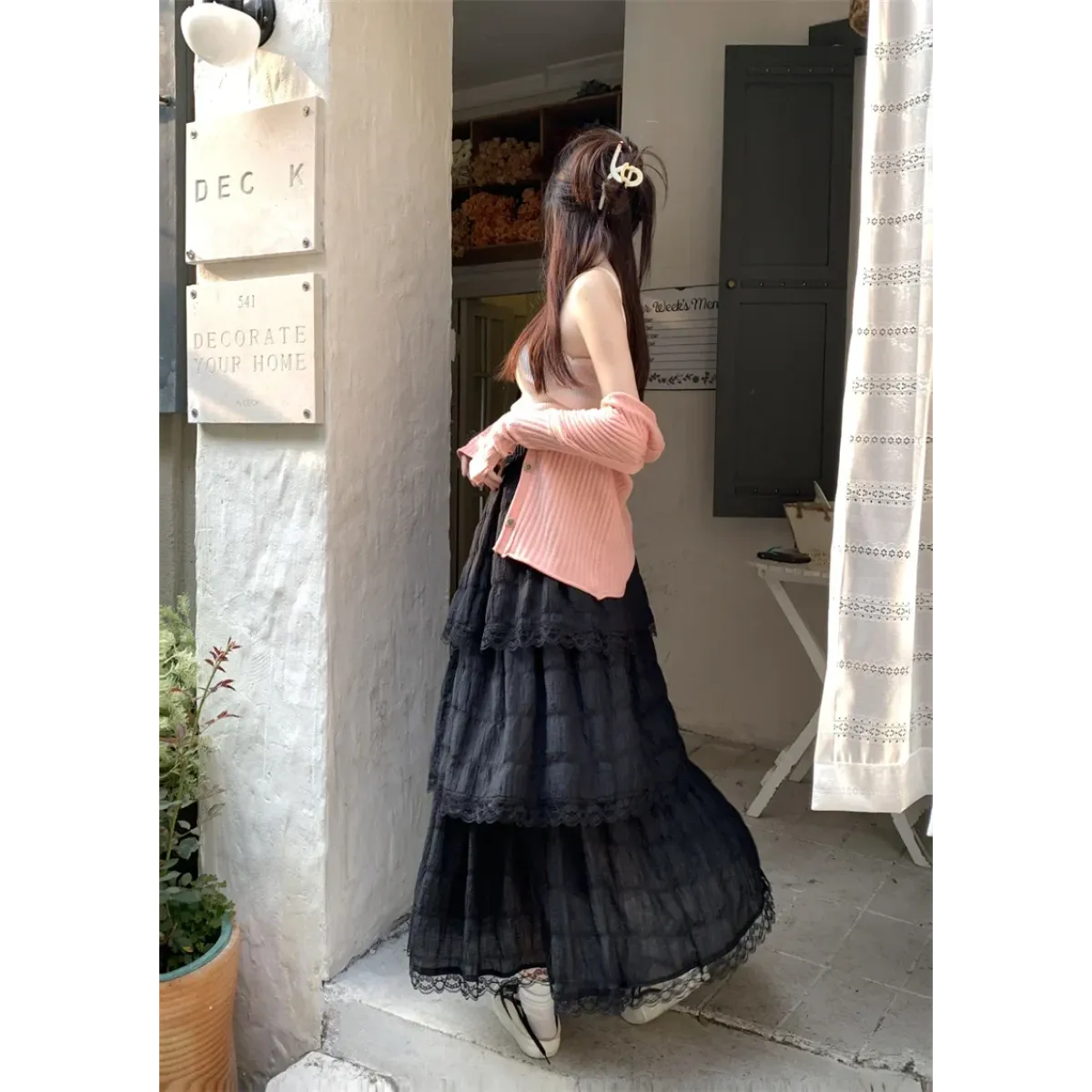 Harajuku Ruffle Lace Skirt - Bottoms - Skirts - 16