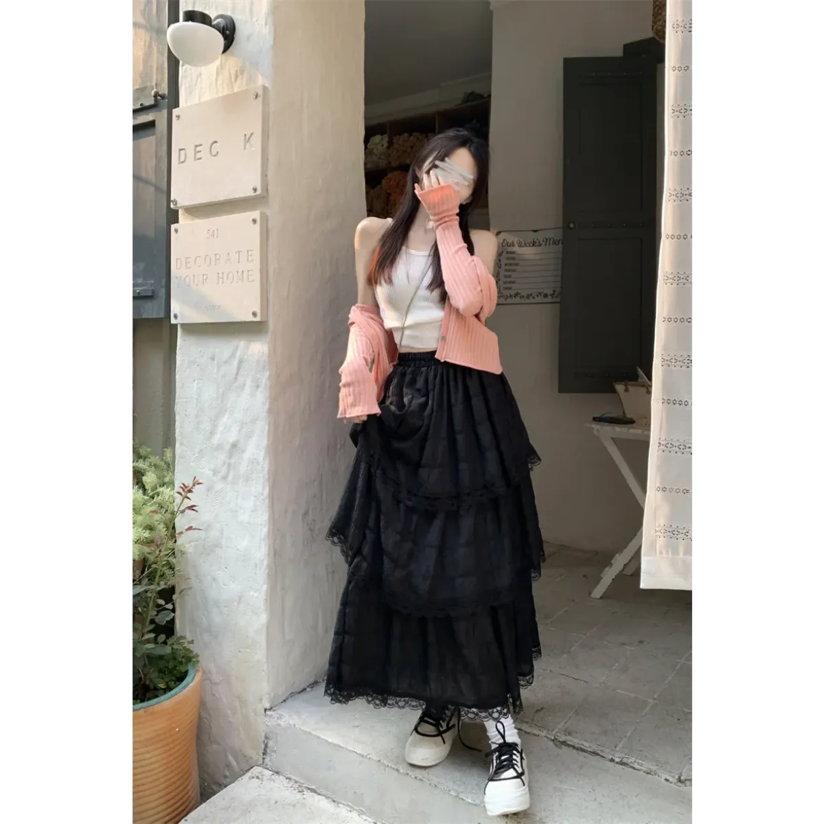 Harajuku Ruffle Lace Skirt - Bottoms - Skirts - 18