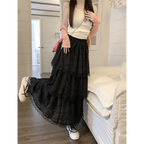 Harajuku Ruffle Lace Skirt - Bottoms - Skirts - 23