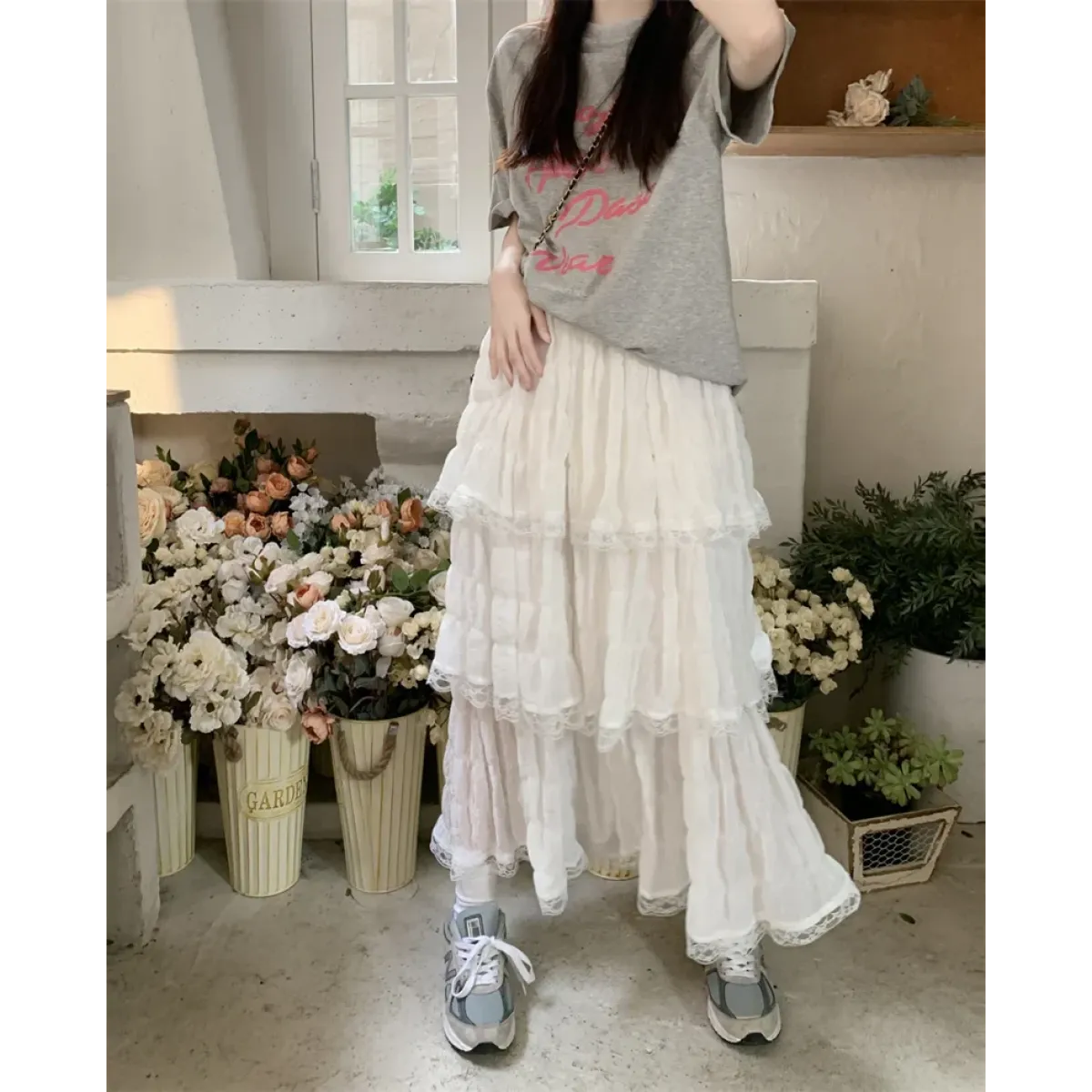 Harajuku Ruffle Lace Skirt - Bottoms - Skirts - 7