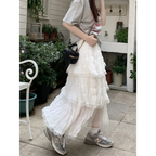 Harajuku Ruffle Lace Skirt - Bottoms - Skirts - 9