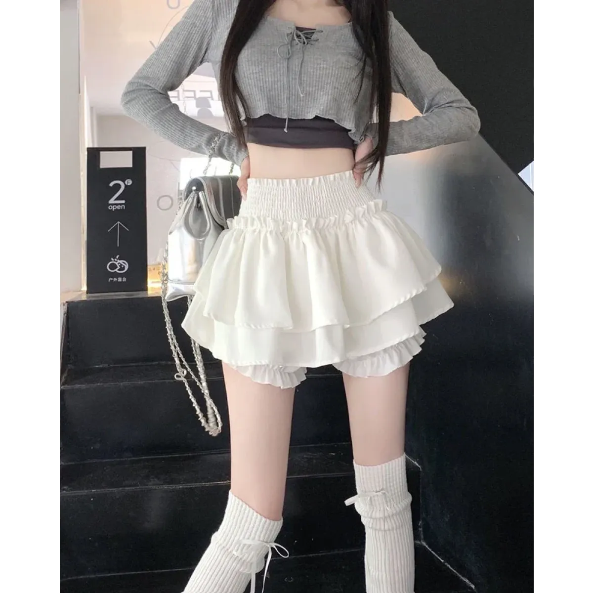 Harajuku Ruffle Layered Skirt - Bottoms - Skirts - 10