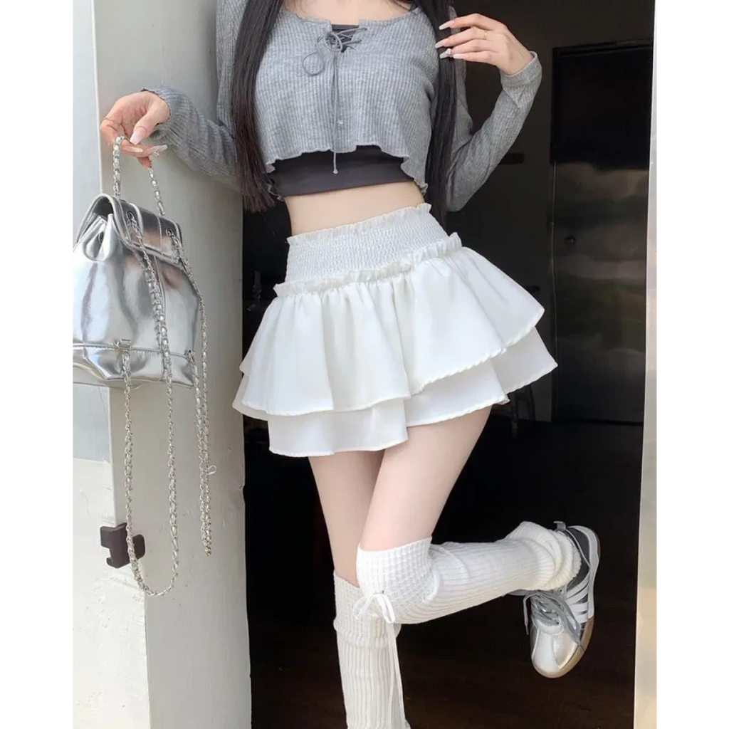 Harajuku Ruffle Layered Skirt - Bottoms - Skirts - 11