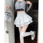 Harajuku Ruffle Layered Skirt - Bottoms - Skirts - 11