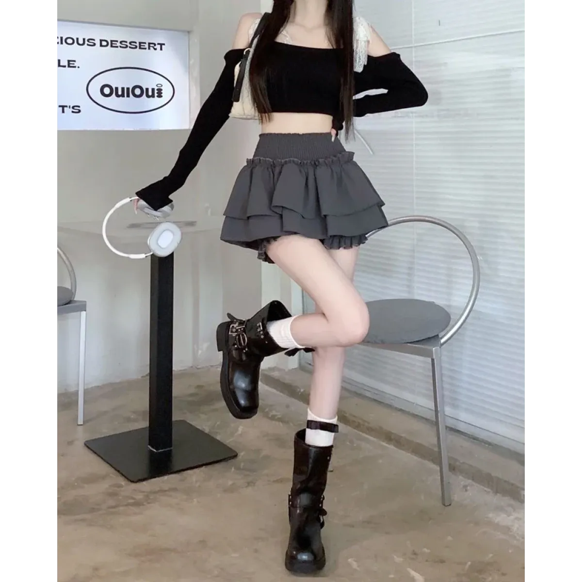 Harajuku Ruffle Layered Skirt - Bottoms - Skirts - 18