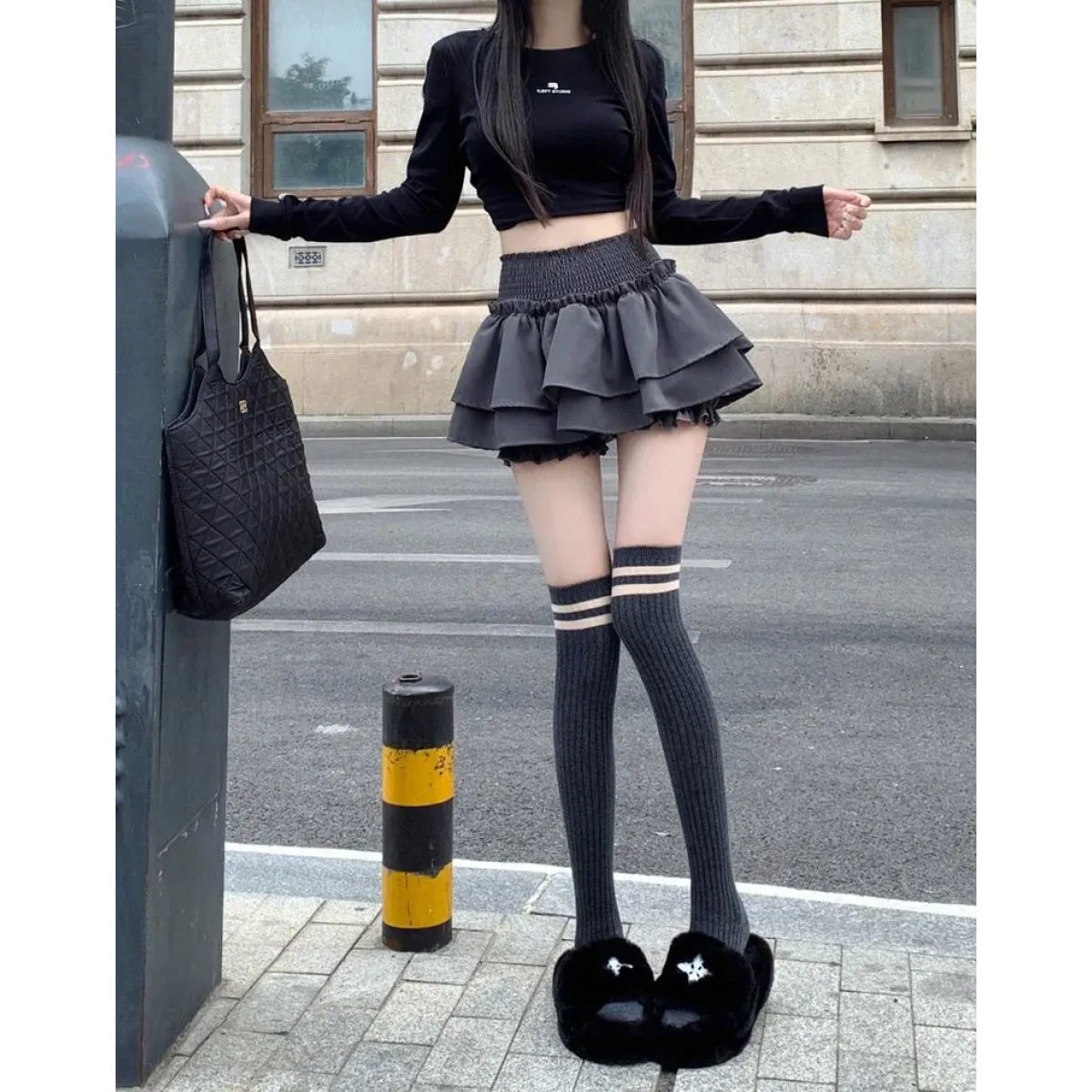 Harajuku Ruffle Layered Skirt - Bottoms - Skirts - 19