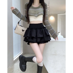 Harajuku Ruffle Layered Skirt - Bottoms - Skirts - 22