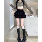 Harajuku Ruffle Layered Skirt - Bottoms - Skirts - 25
