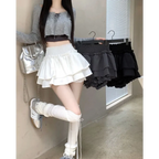 Harajuku Ruffle Layered Skirt - Bottoms - Skirts - 7