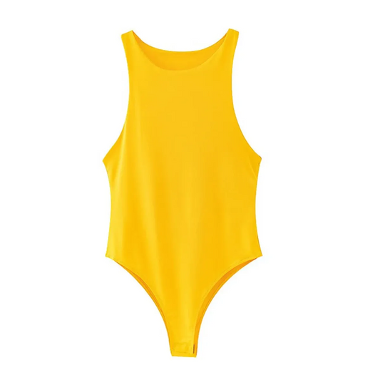 Harajuku Sleeveless Bodysuit - Women’s Clothing & Accessories - Bodysuits - 2