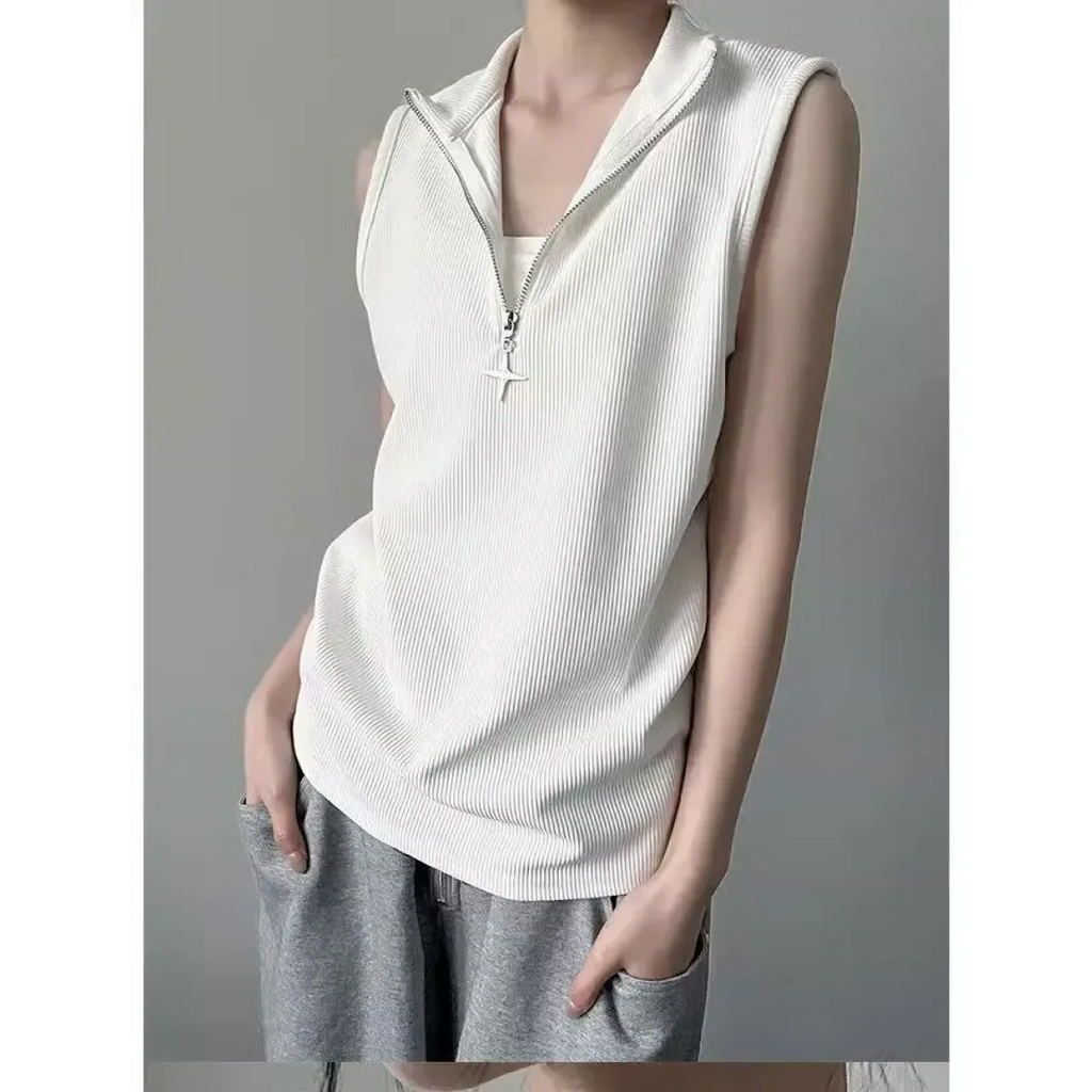 Harajuku Sleeveless Shirt - T-Shirts - Women T-shirts - 11