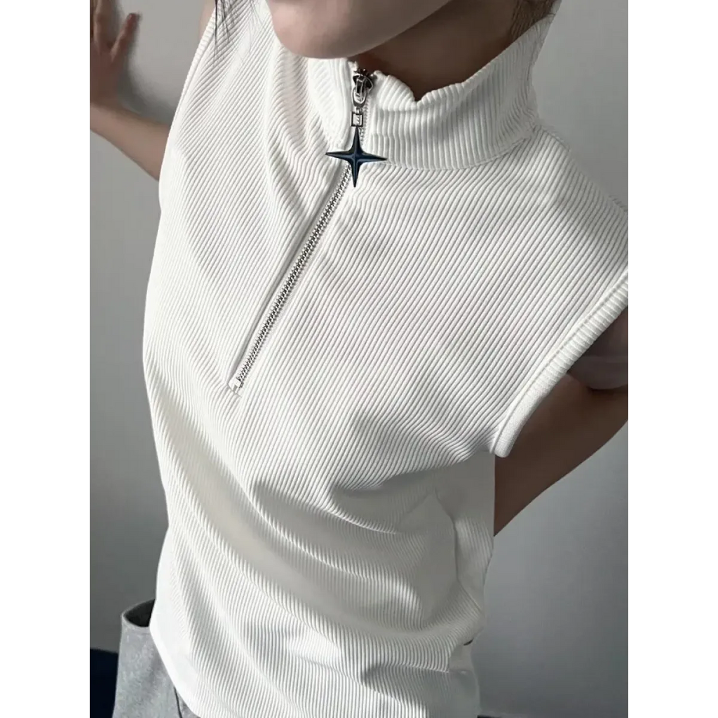 Harajuku Sleeveless Shirt - T-Shirts - Women T-shirts - 4