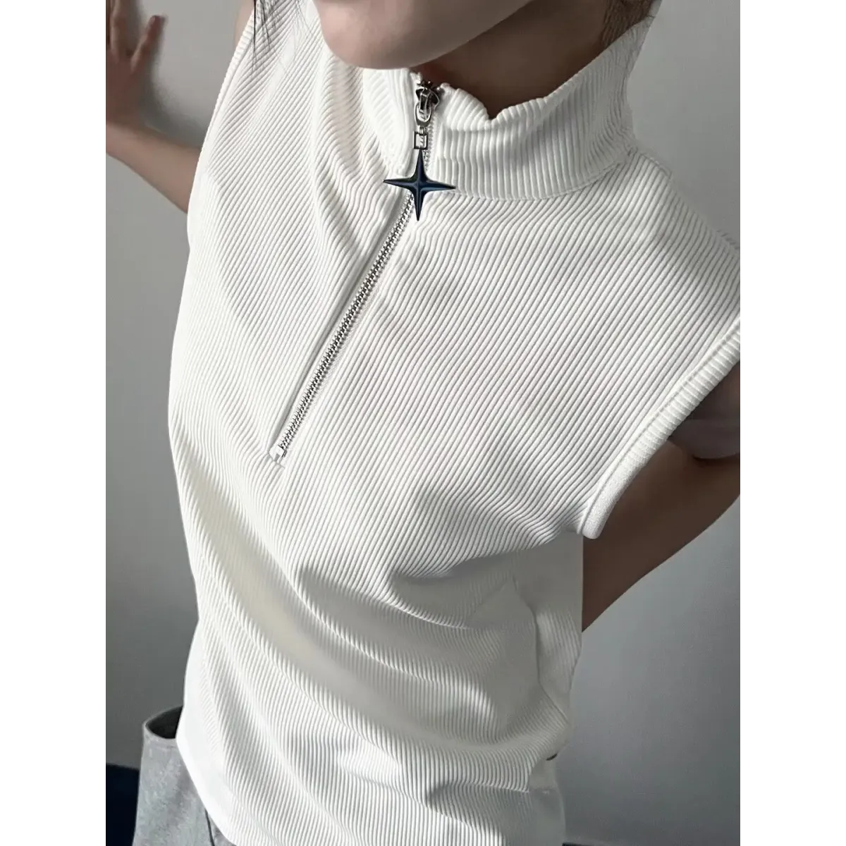 Harajuku Sleeveless Shirt - T-Shirts - Women T-shirts - 9