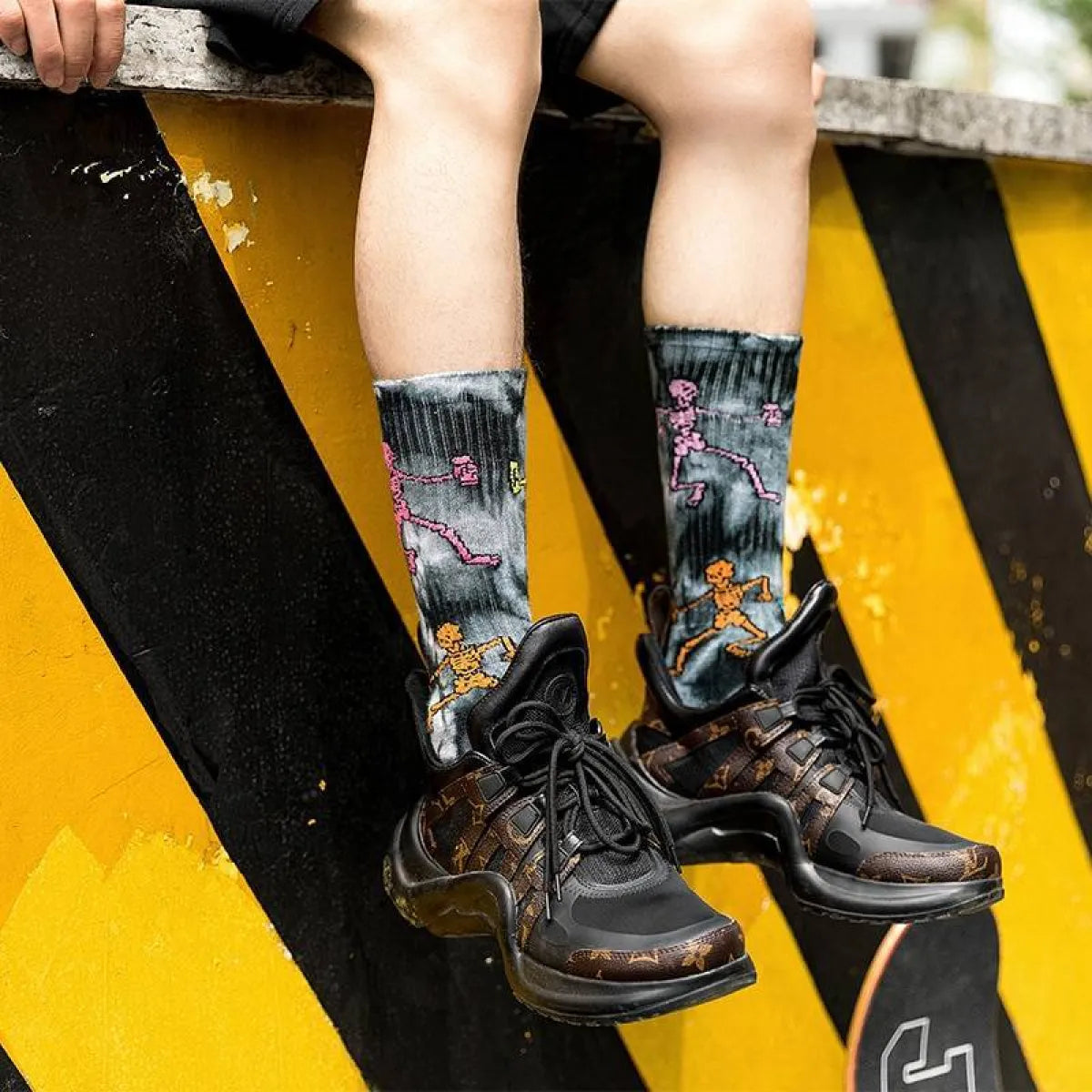 Skeleton Harajuku Socks - Women’s Clothing & Accessories - 6