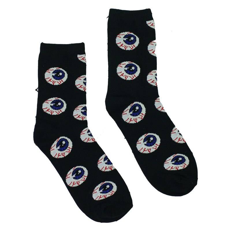 Spooky Eyeballs Harajuku Socks - Black / 36-42 - Women’s Clothing & Accessories - Socks - 4 - 2024