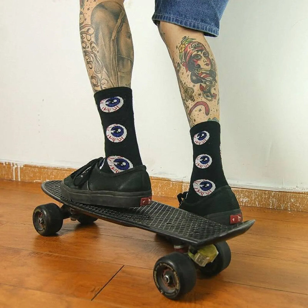 Spooky Eyeballs Harajuku Socks - Women’s Clothing & Accessories - 6