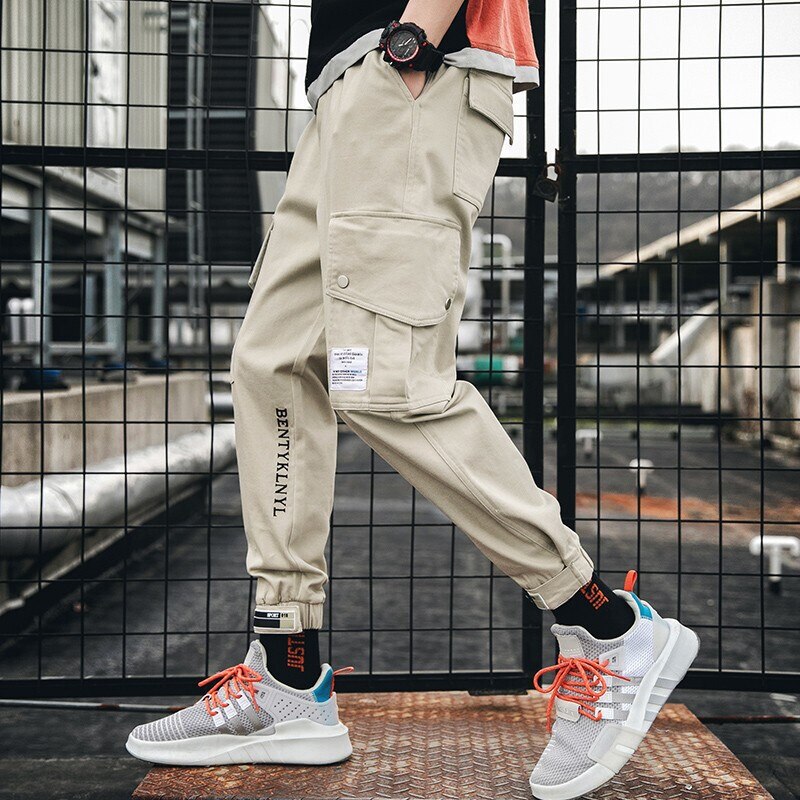 Harajuku Streetwear Cargo Pants - 2XL / Beige - Bottoms - Pants - 25 - 2024