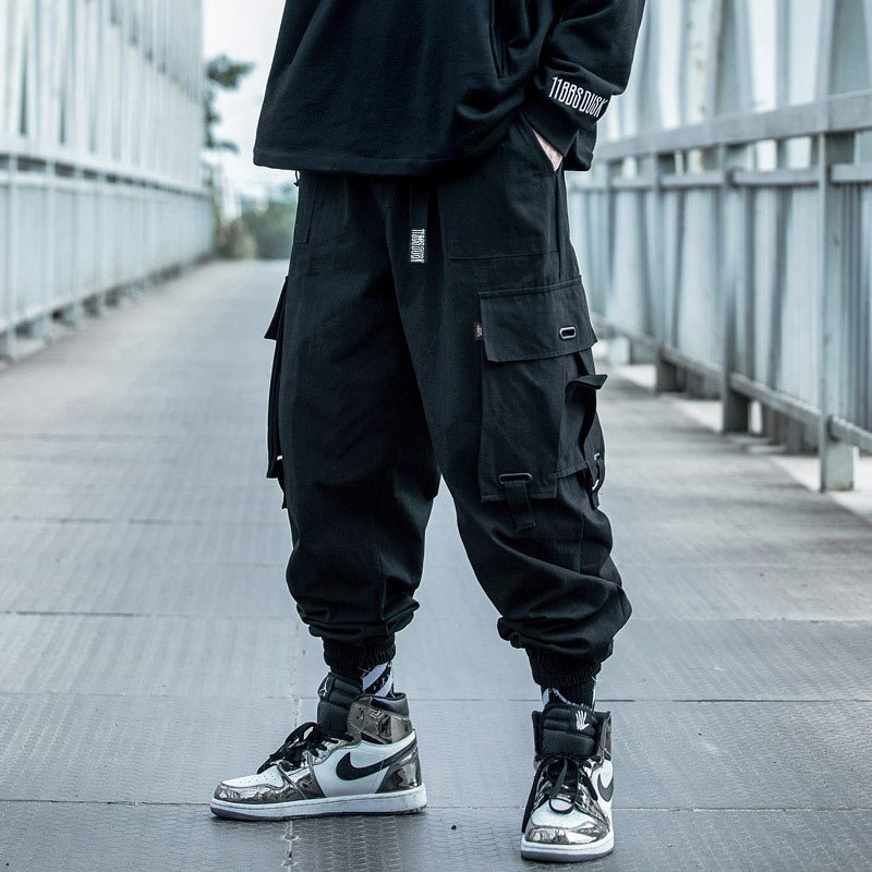 Harajuku Streetwear Cargo Pants - 2XL / Black - Bottoms - Pants - 26 - 2024