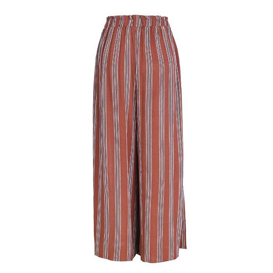 High Waist Loose Striped Pants - Bottoms - Skirts - 1 - 2024