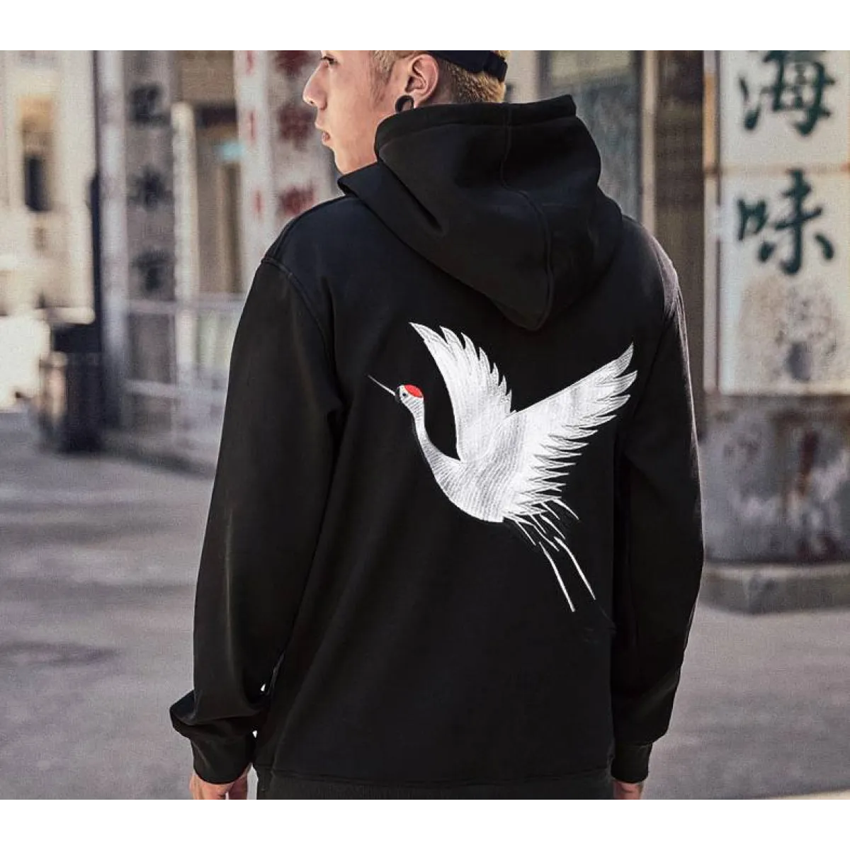 Harajuku Style Embroidered Hoodie - Hoodies & Sweatshirts - 4