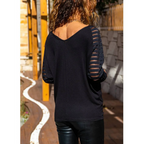 Harajuku Style Mesh Sleeve Shirt - T-Shirts - 4