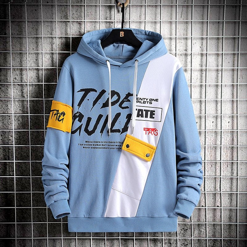 Harajuku Styled Hoodies - Tide - Blue / M / Nearest Warehouse - Tops & Tees - Shirts & Tops - 35 - 2024