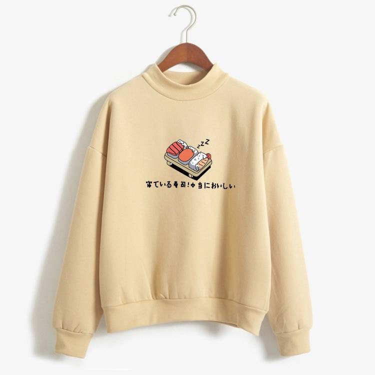 Harajuku Sushi Sweatshirt - Beige / XXL - T-Shirts - Shirts & Tops - 16 - 2024