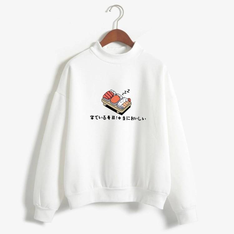 Harajuku Sushi Sweatshirt - White / XXL - T-Shirts - Shirts & Tops - 17 - 2024