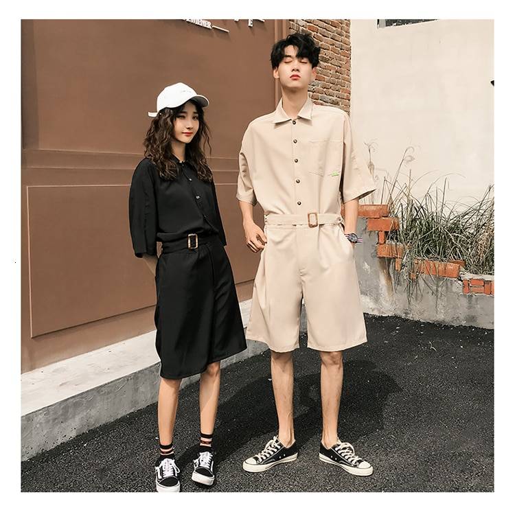 Harajuku Unisex Jumpsuits - Women’s Clothing & Accessories - Shirts & Tops - 1 - 2024