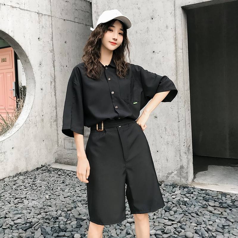 Harajuku Unisex Jumpsuits - XL / Black - Women’s Clothing & Accessories - Shirts & Tops - 5 - 2024