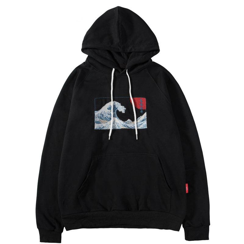 Harajuku Wave Hoodie - Hoodies & Sweatshirts - Shirts & Tops - 1 - 2024