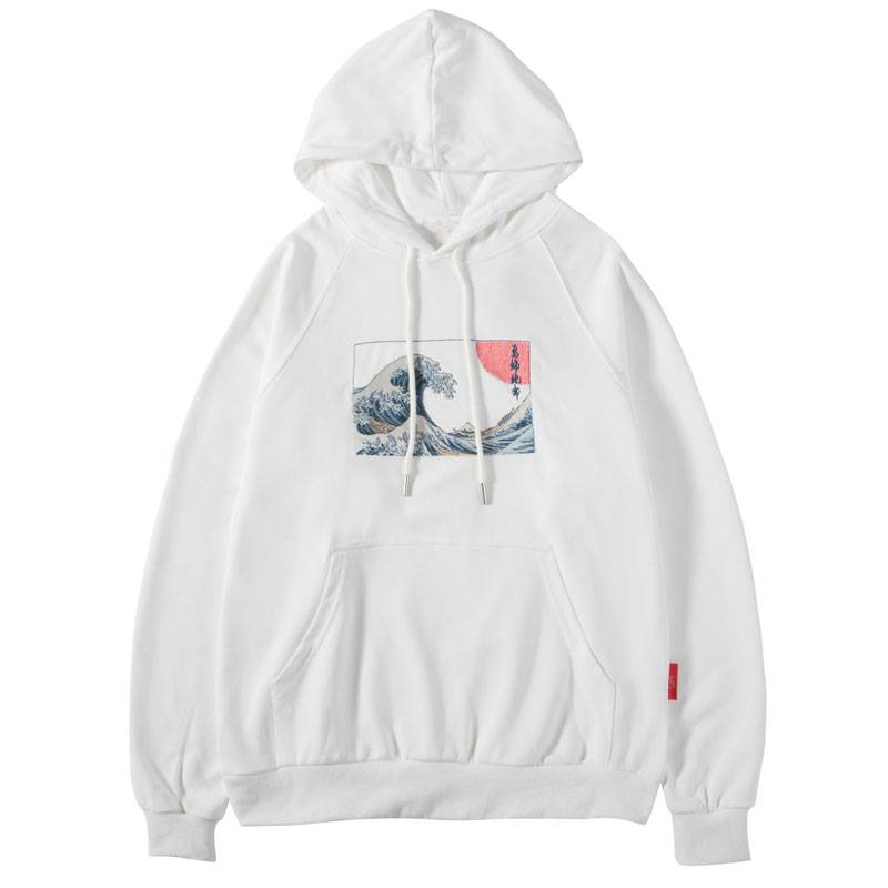 Harajuku Wave Hoodie - Hoodies & Sweatshirts - Shirts & Tops - 4 - 2024