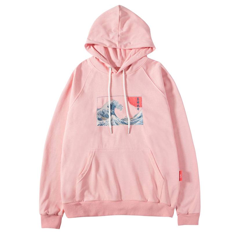 Harajuku Wave Hoodie - Hoodies & Sweatshirts - Shirts & Tops - 6 - 2024