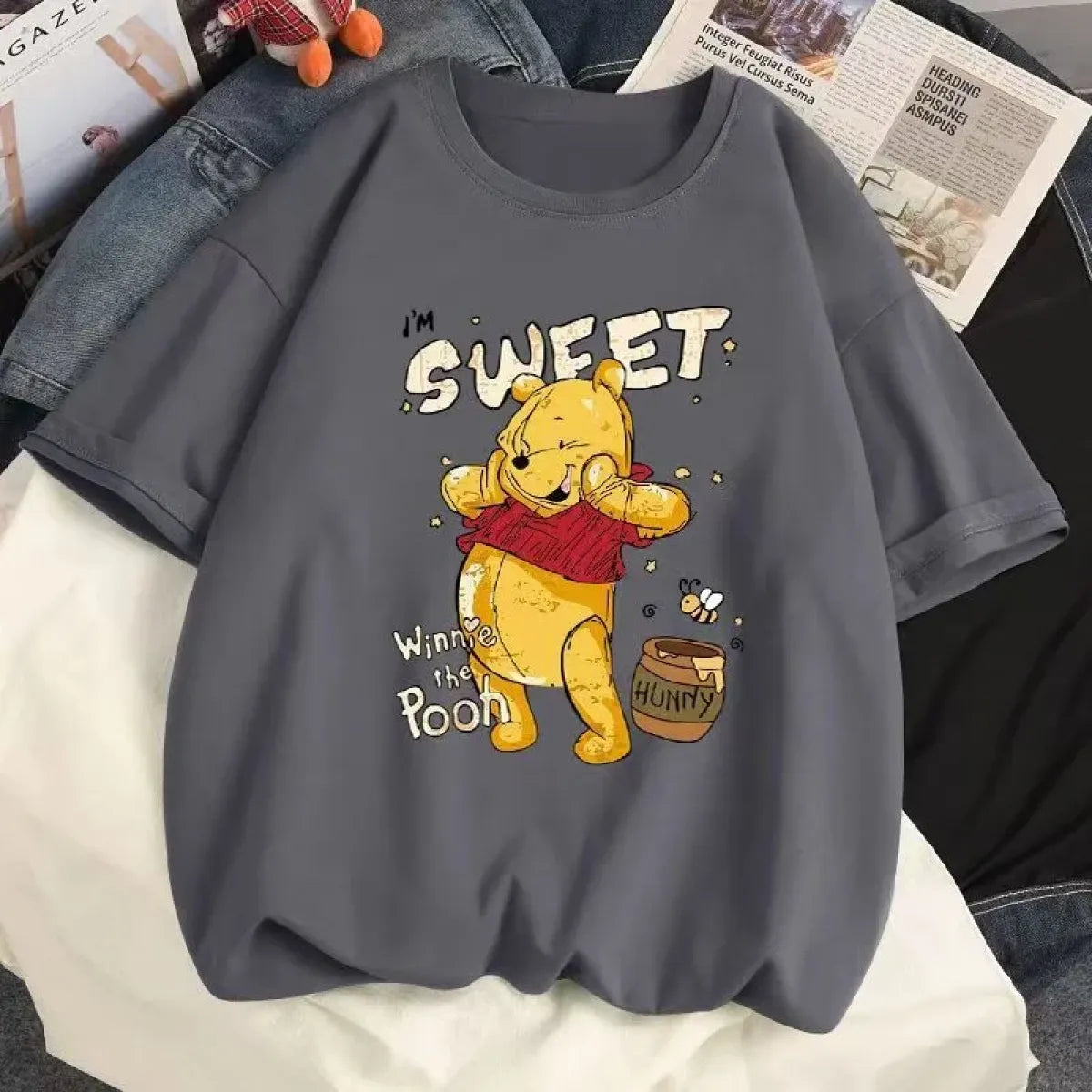 Harajuku Winnie Pooh T-Shirt - T-Shirts - T-Shirt - 3