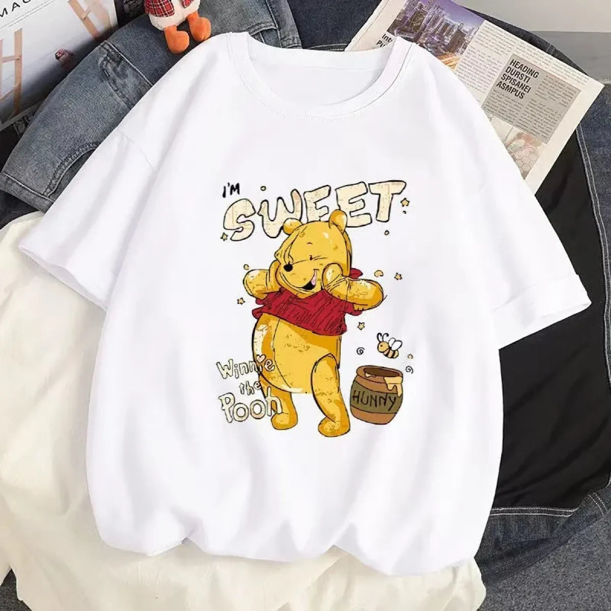 Harajuku Winnie Pooh T-Shirt - T-Shirts - T-Shirt - 1