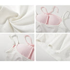 Halter Crop Top Set – Harajuku Y2K Kawaii Cami - Women’s Clothing & Accessories - Sleeveless - Sweetheart - Camisole - 3