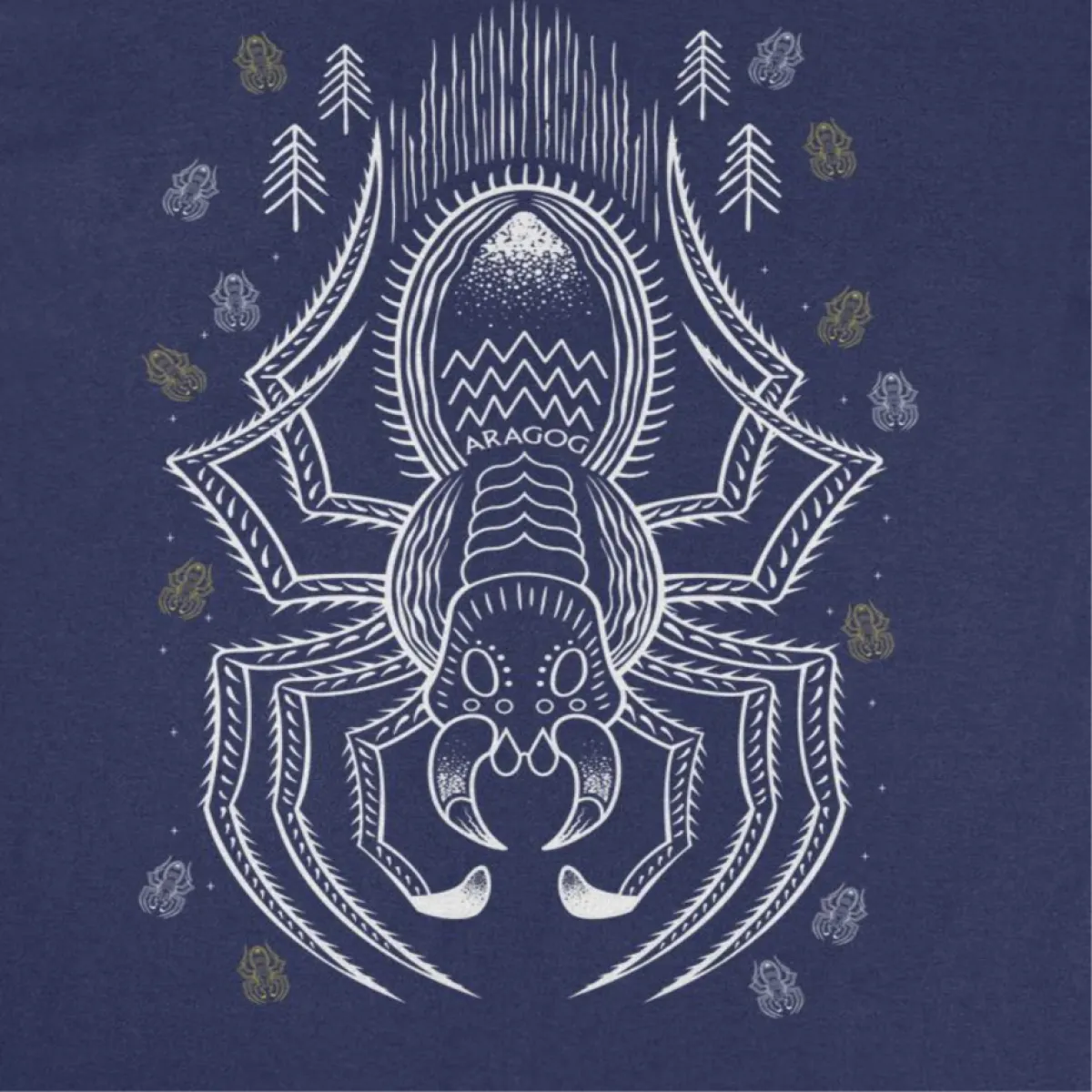 Harry Potter Aragog Outline Graphic T-Shirt - T-Shirts - T-Shirt - 2